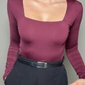 Square Neck Padded Top